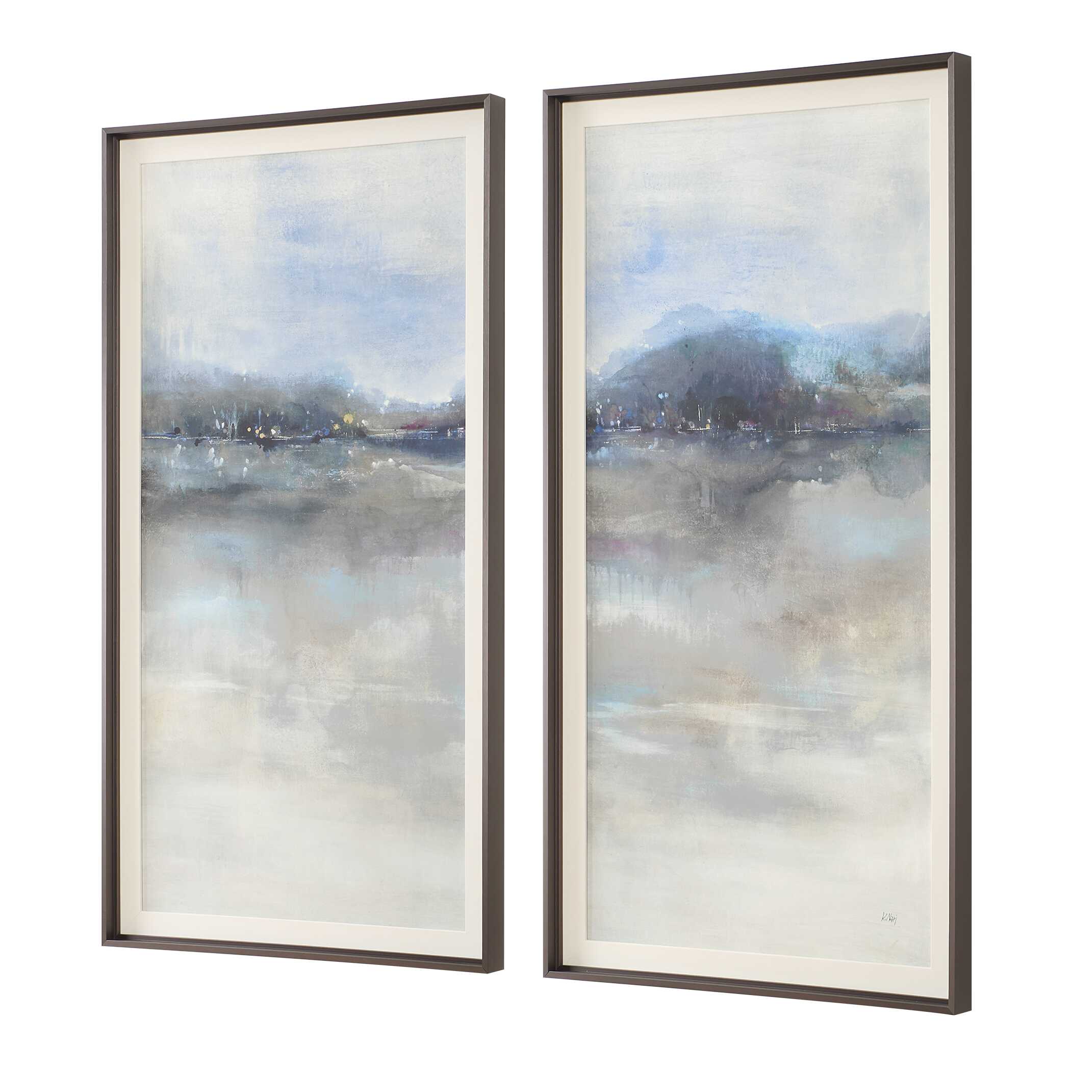 Thinking Of You Landscape Prints Set/2, Painting by Uttermost, 27.87" width x 51.87" height x 2" depth View 4