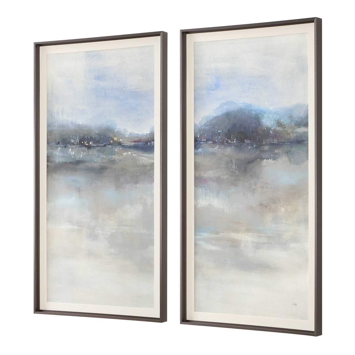 Thinking Of You Landscape Prints Set/2, Painting by Uttermost, 27.87" width x 51.87" height x 2" depth View 4