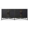 Mako Sideboard Black, Cabinets & Sideboard by Moe's Home, 76" width x 34" height x 18" depth thumbnail 1