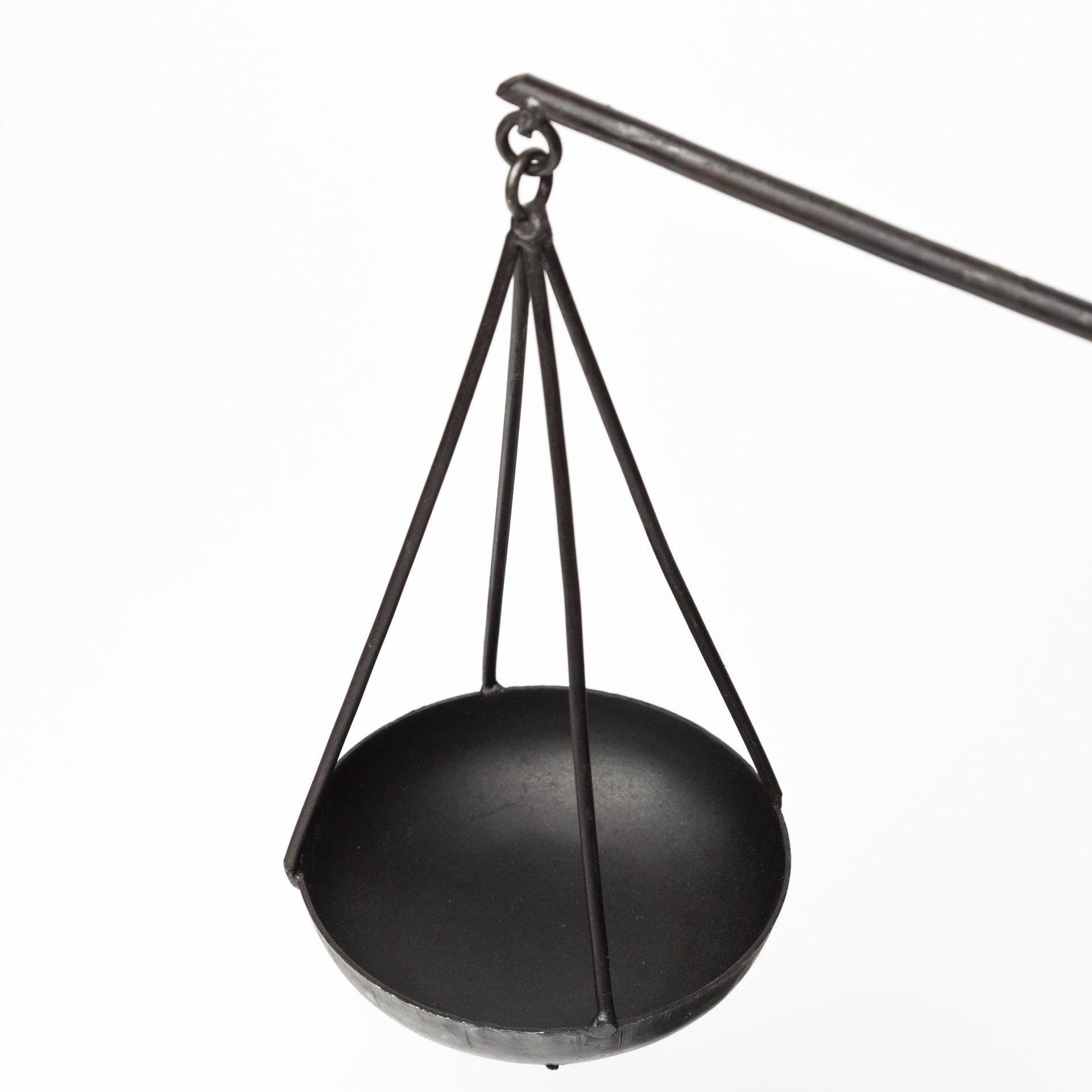 Ellis 10L x 4W Black Metal Vintage Inspired Weighing Scale large image 