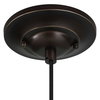 Placuna 1 Light Bronze Pendant, by Uttermost, 10.5" height x 1'3" diameter thumbnail 8