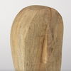 Ivan Large Wooden Head Sculpture, Decorative Object by Mercana, 5.12" length x 4.72" width x 15.35" height thumbnail 12