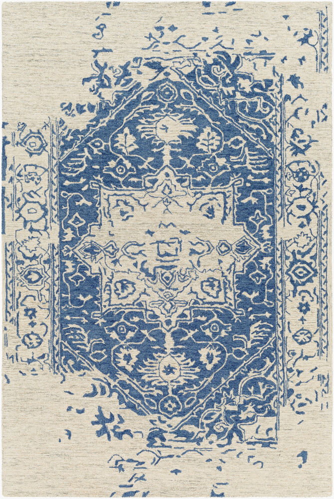 Granada Handmade Rug, by Surya, 1'6" length x 1'6" width