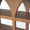 Bela Large Arched Console Table Medium Brown Wood thumbnail 8