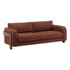 Arianne Sofa Rust, Sofas & Sectional by Dovetail, 84" width x 30.7" height x 38.5" depth thumbnail 1