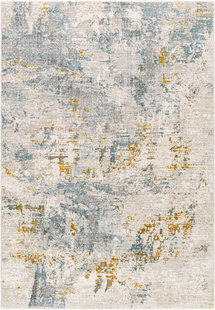 Dresden Machine Woven Rug, by Surya, 7'4.58" length x 4'11.84" width