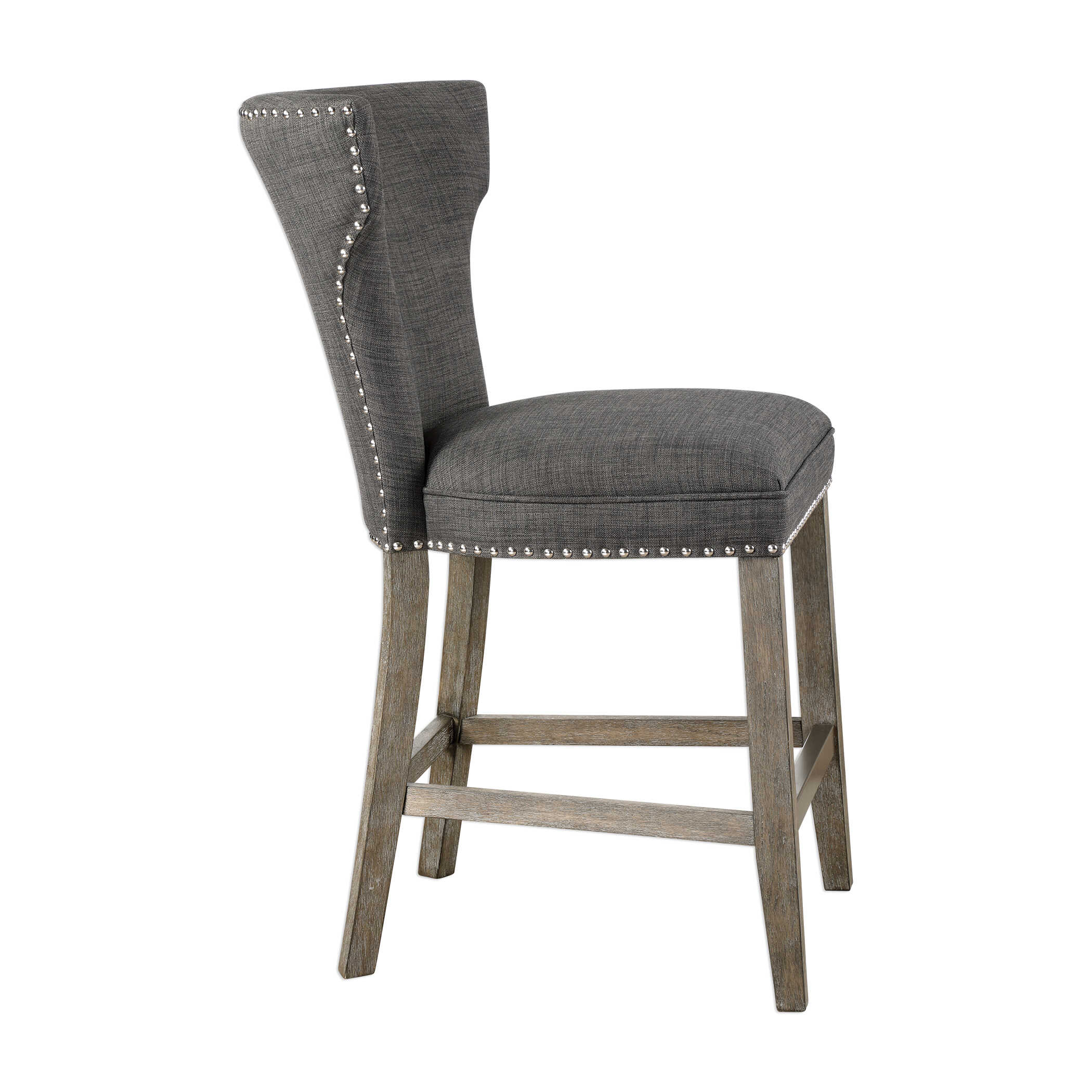 Arnaud Charcoal Counter Stool large image 