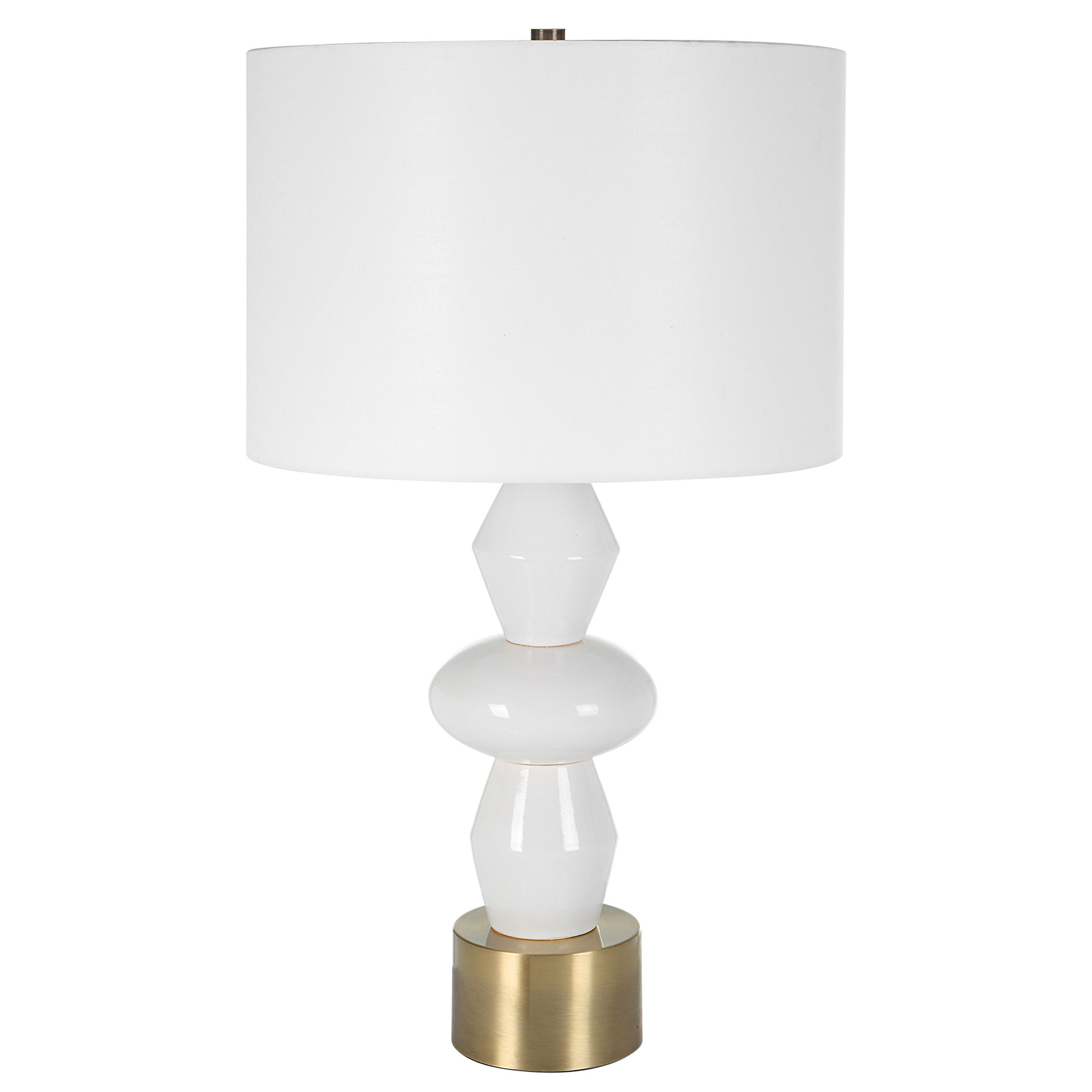 Architect White Table Lamp large image 