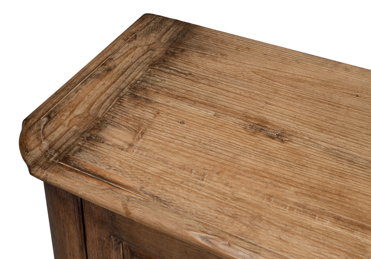 Stephano Two Door Sideboard  Brown, by Sarreid, 1'8" length x 3'11" width x 3' height View 11