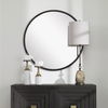Belham Round Iron Mirror, by Uttermost, 34.87" width x 34.87" height x 1.75" depth thumbnail 8