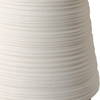 Ridgeline White Vases Set/2, by Uttermost, 6.12" width x 18.25" height x 6.12" depth thumbnail 3