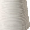 Ridgeline White Vases Set/2, by Uttermost, 6.12" width x 18.25" height x 6.12" depth thumbnail 3