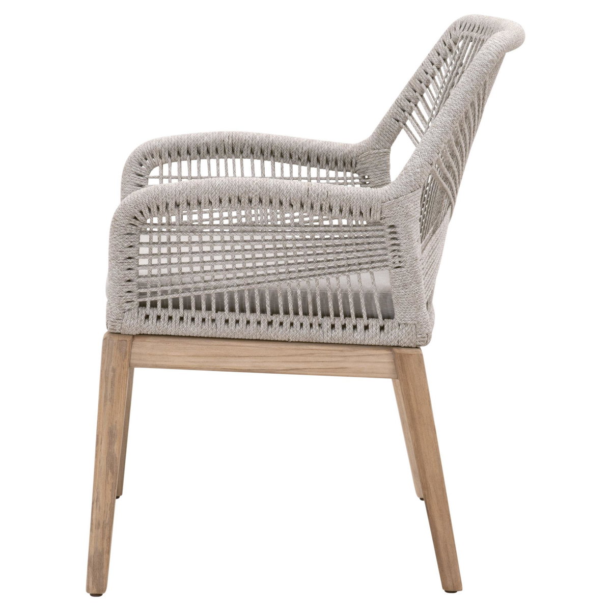 Loom Outdoor Arm Chair, Set of 2, Dining Chair by Essentials for Living, 24" width x 33" height x 26" depth View 3