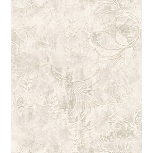 Entablature Scroll Cream Wallpaper