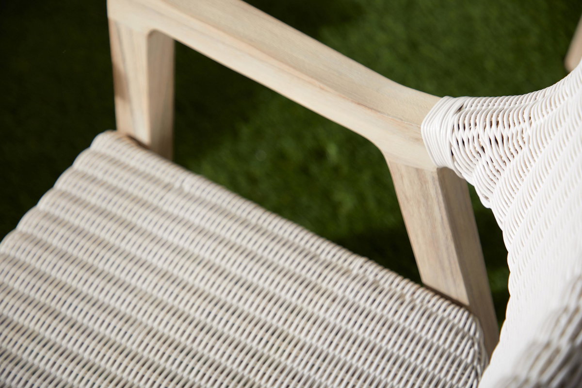 Lucia Outdoor Arm Chair, Dining Chair by Essentials for Living, 21.75" width x 31" height x 22" depth View 7