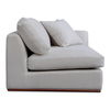 Rue Right Arm Facing Chair Off White, Sectional Sofa by Moe's Home, 47.6" width x 23.6" height x 41" depth thumbnail 3