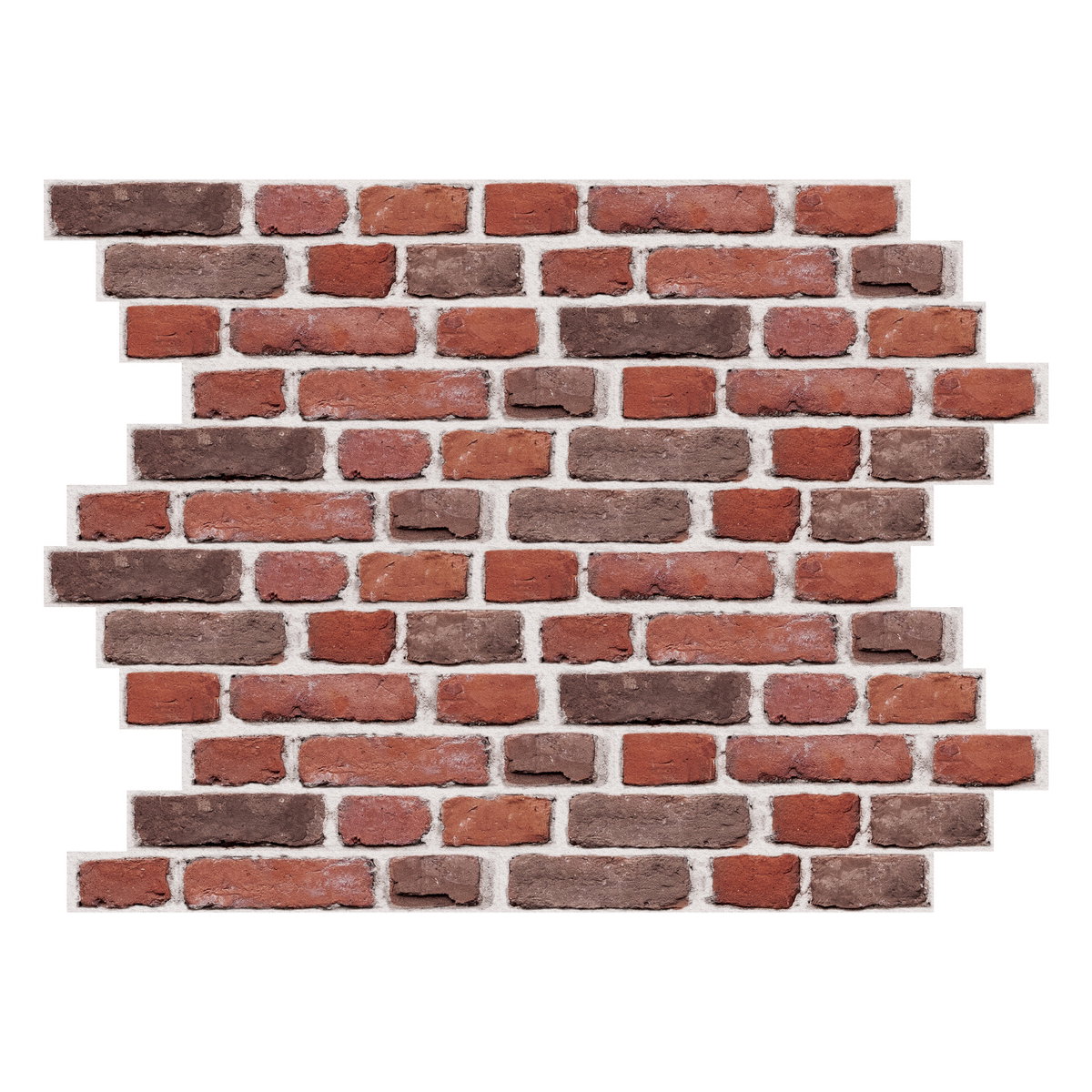 Brick Giant Wall Decals, by York Wall, 3' length x 1'5.25" width x 2.5" depth