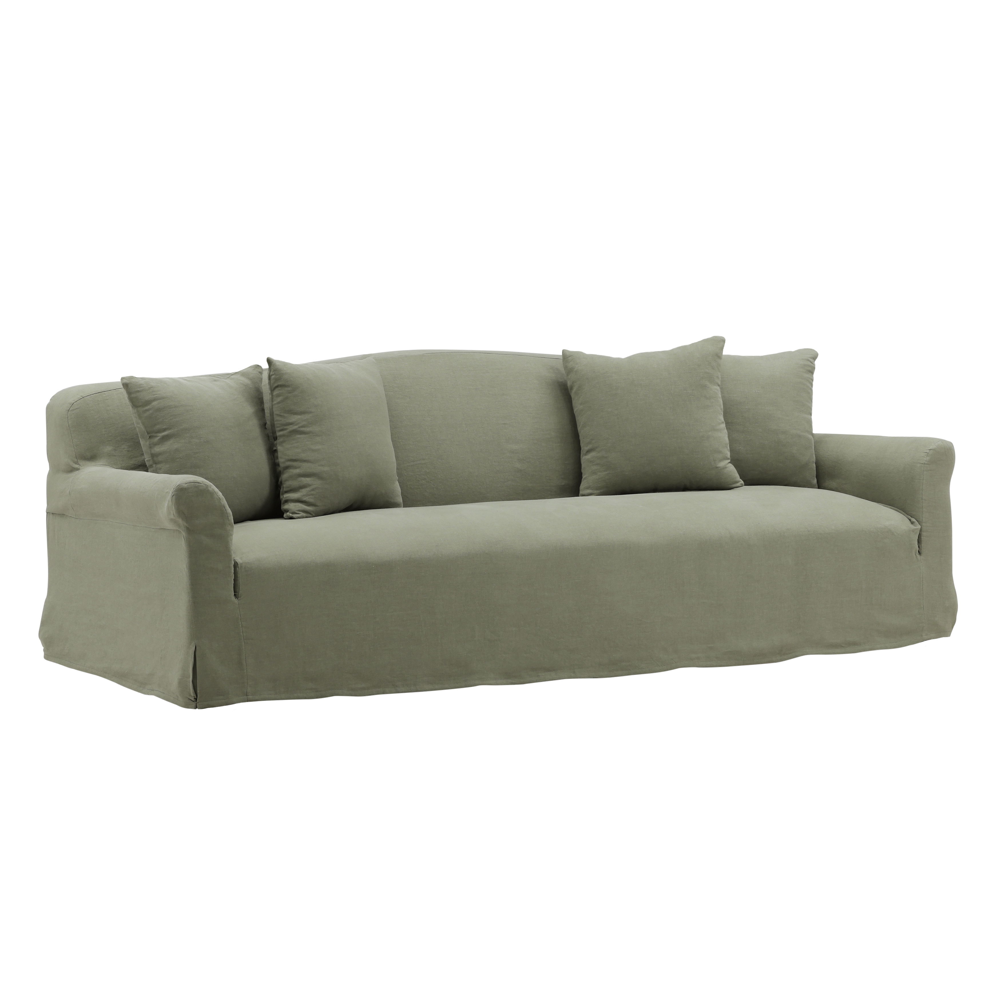 Astrud Sofa Frame, Sofas & Sectional by Dovetail, 95.5" width x 33.5" height x 38" depth View 1