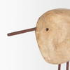 Riri Wooden Bird Decorative Object, by Mercana, 11" length x 3.54" width x 10.5" height thumbnail 10