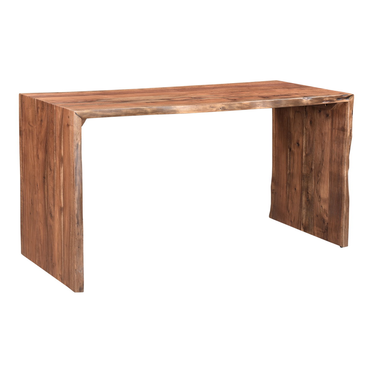 Tyrell Desk Natural Brown, by Moe's Home, 60" width x 30" height x 24" depth View 2