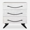 Vivi 3 Drawer White Chest, Furniture by Uttermost, 32" width x 34" height x 18" depth thumbnail 1
