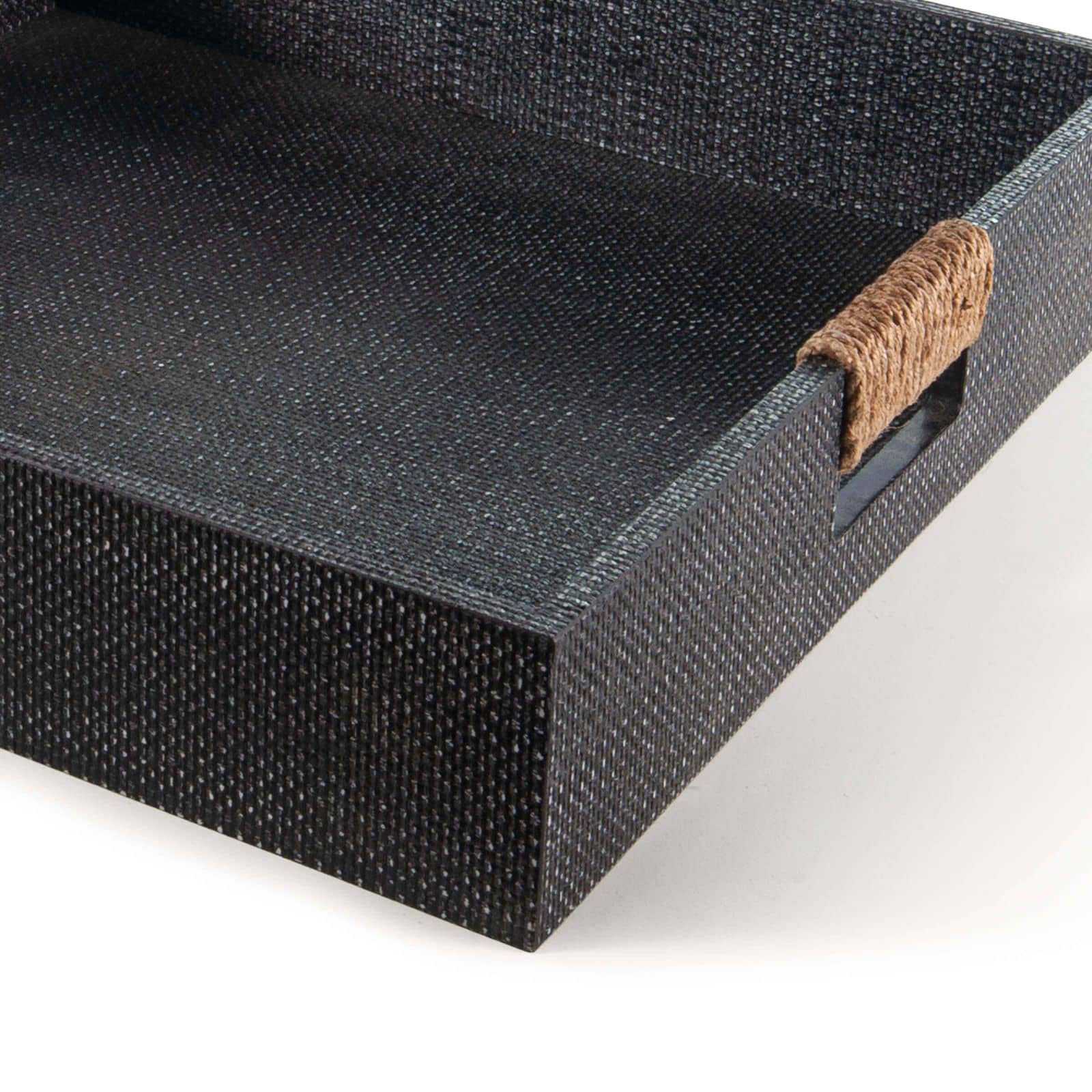 Logia Square Tray Large (Grey), Trays & Platter by Regina Andrew Detroit, 18" width x 3.5" height x 18" depth thumbnail 2