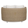 Sunset Outdoor Round Swivel Day Bed, Outdoor Furniture by Uttermost, 4'6.75" width x 2'7.2" height x 4'3.75" depth thumbnail 6