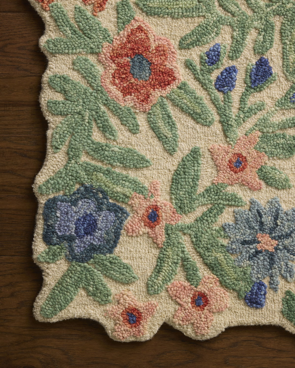 Rifle Paper Co. x Loloi Edith Rug, 2'6" length x 7'6" width View 4