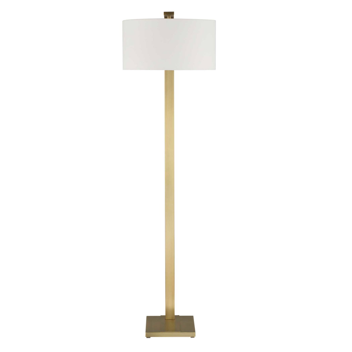 Laight Antique Brass Floor Lamp, by Uttermost, 18" width x 64.5" height x 18" depth View 5