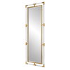 Balkan Gold Tall Mirror, by Uttermost, 2'3.5" width x 6'3" height x 1.12" depth thumbnail 5