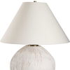 Meryl Aged White Table Lamp, by Uttermost, 20" width x 24.5" height x 20" depth thumbnail 6