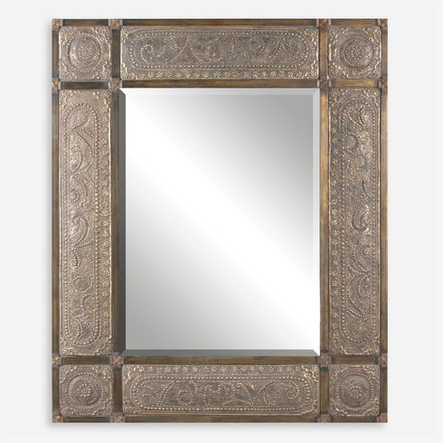 Harvest Serenity Champagne Gold Mirror