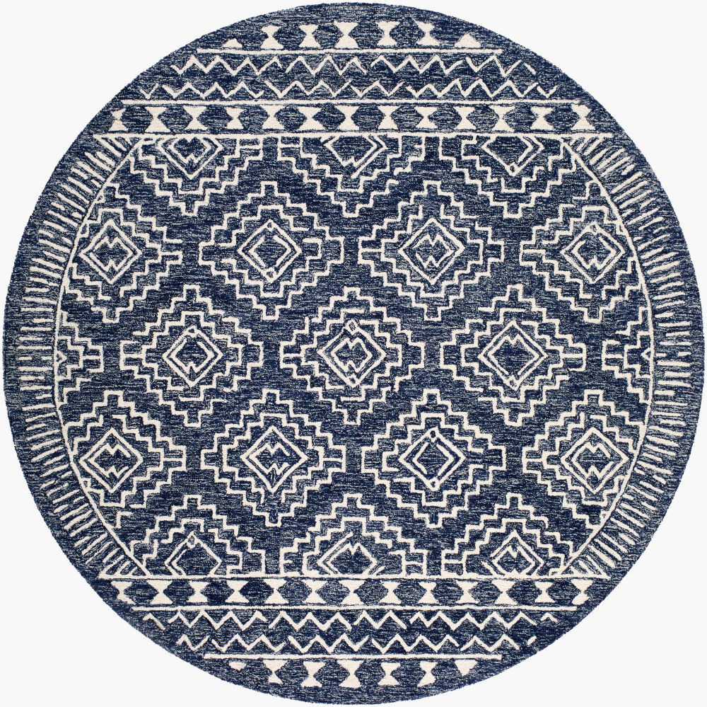 Granada Handmade Rug, by Surya, 6' length x 6' width