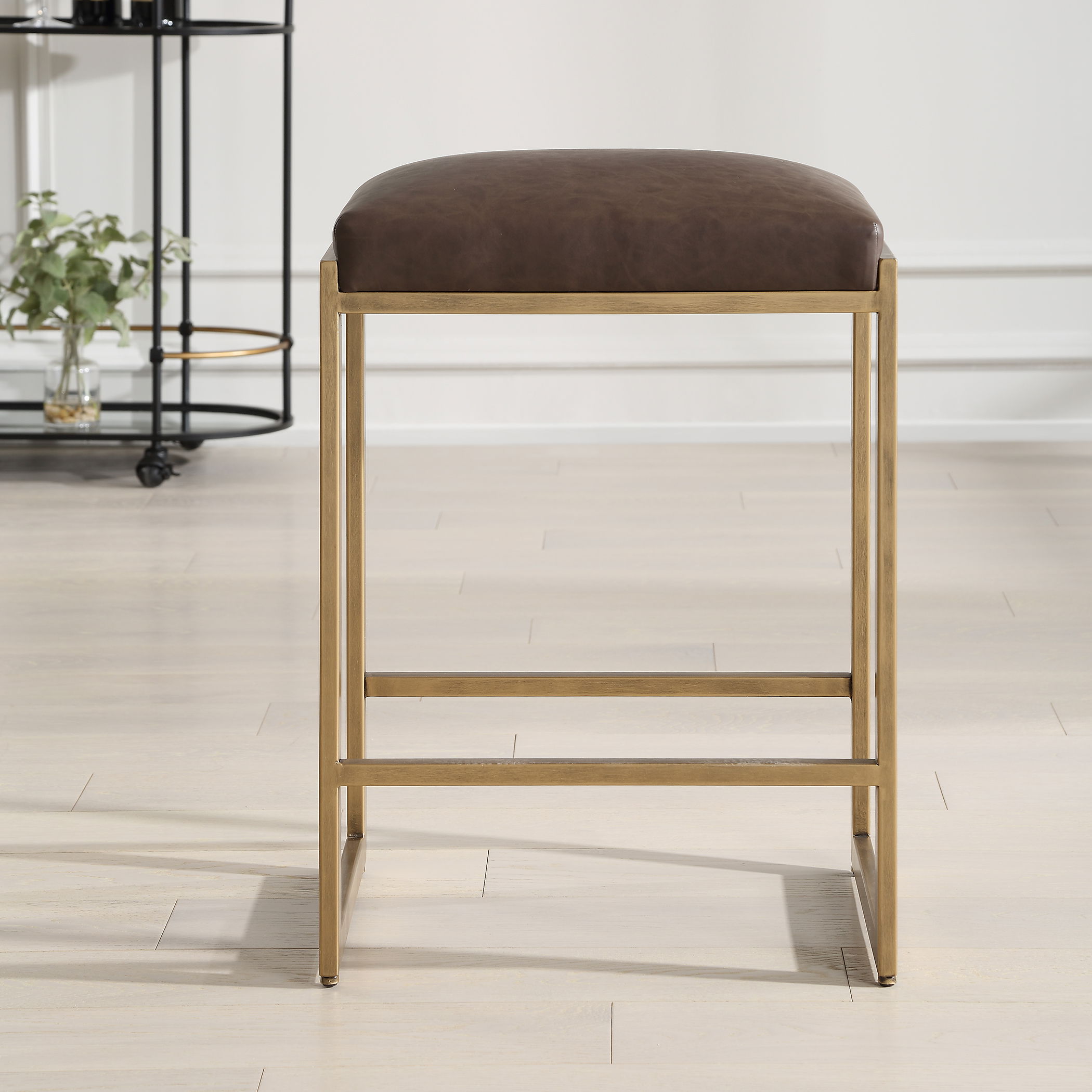 Atticus Gold Counter Stool large image 