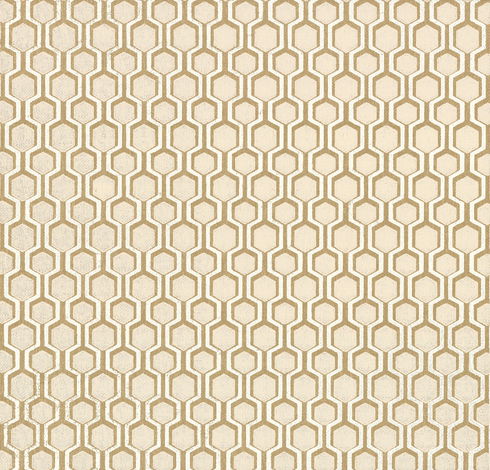 Bee Sweet Gold Wallpaper