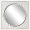 Cyprus White Square Mirror thumbnail 0