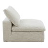 Clay Slipper Chair Coastside Sand, Accent Chair by Moe's Home, 44.5" width x 32.7" height x 44.5" depth thumbnail 3