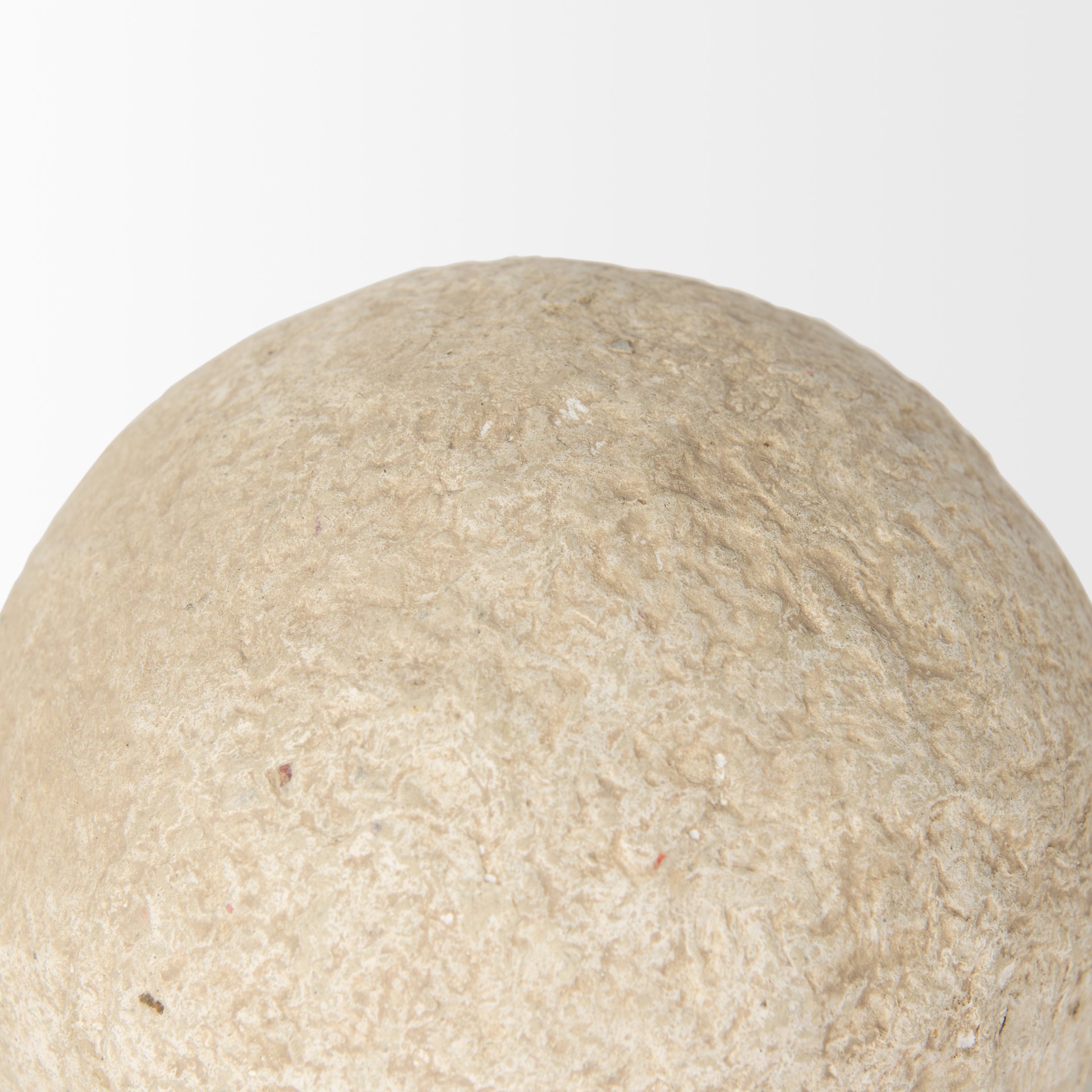 Sunita Set of 3 Beige Paper Mache Orbs large image 