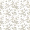 Anemone Toile Taupe Wallpaper, by York Wall, 33' length x 1'8.5" width x 0.02" depth thumbnail 1