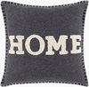 Home Time Accent Pillow, Decorative Pillow by Surya, 18" length x 18" width thumbnail
