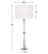 Hourglass White Table Lamp thumbnail 2