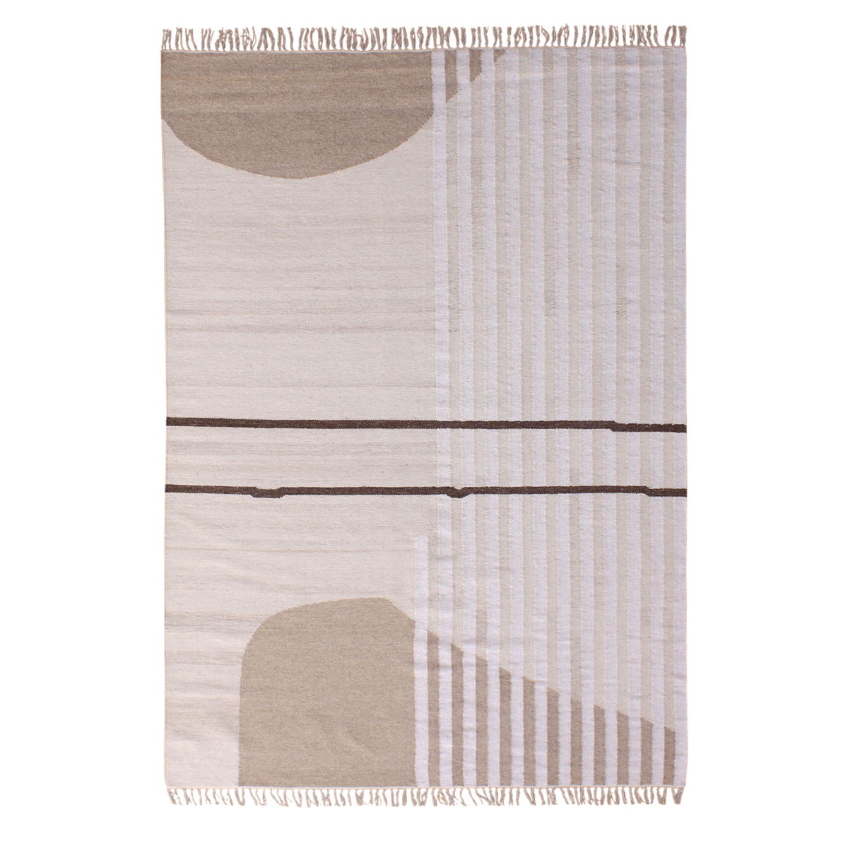 Kellin Rug Ivory 9×12, by Dovetail, 9' width x 0.3" height x 12'1" depth