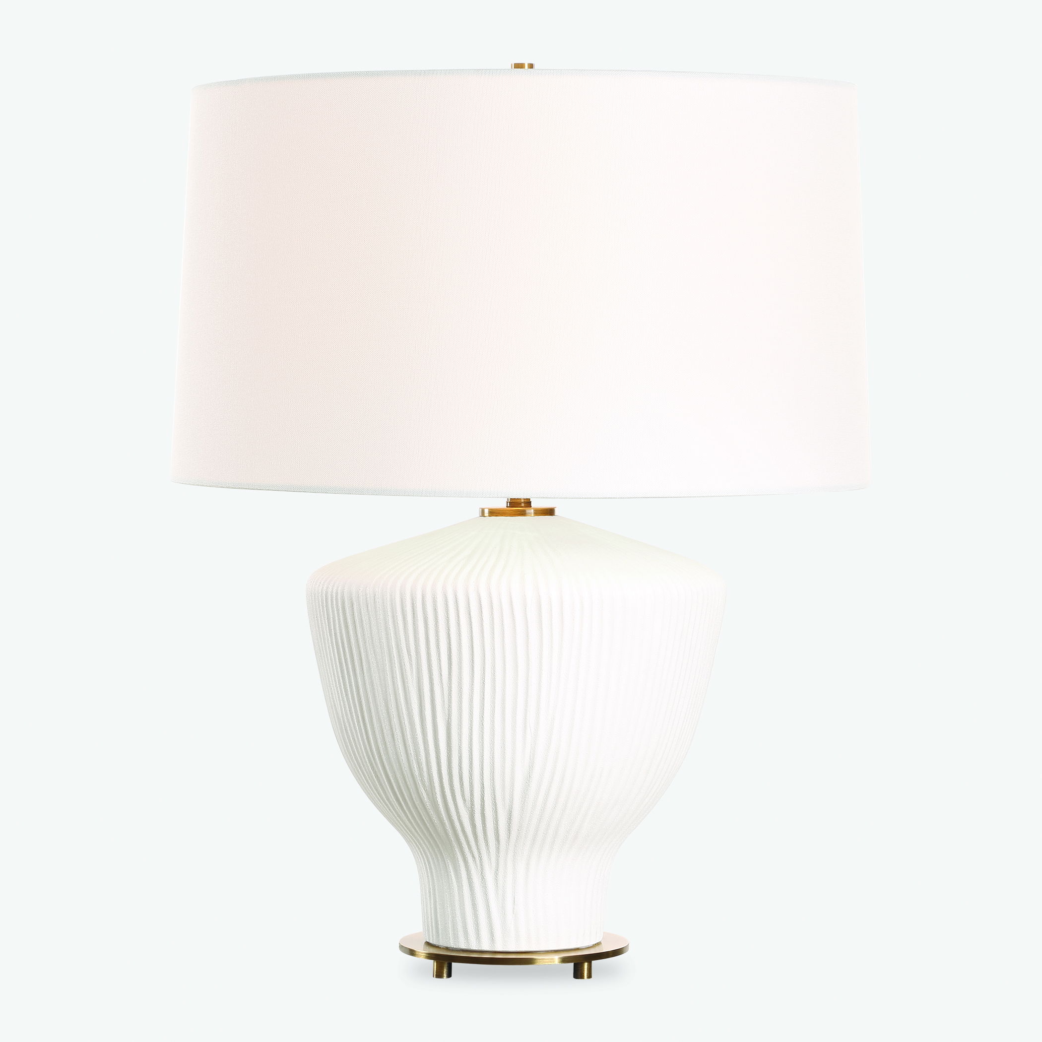 Maisie White Table Lamp large image 