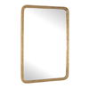 Vestry Antique Brass Mirror, by Uttermost, 24" width x 35.5" height x 0.75" depth thumbnail 5
