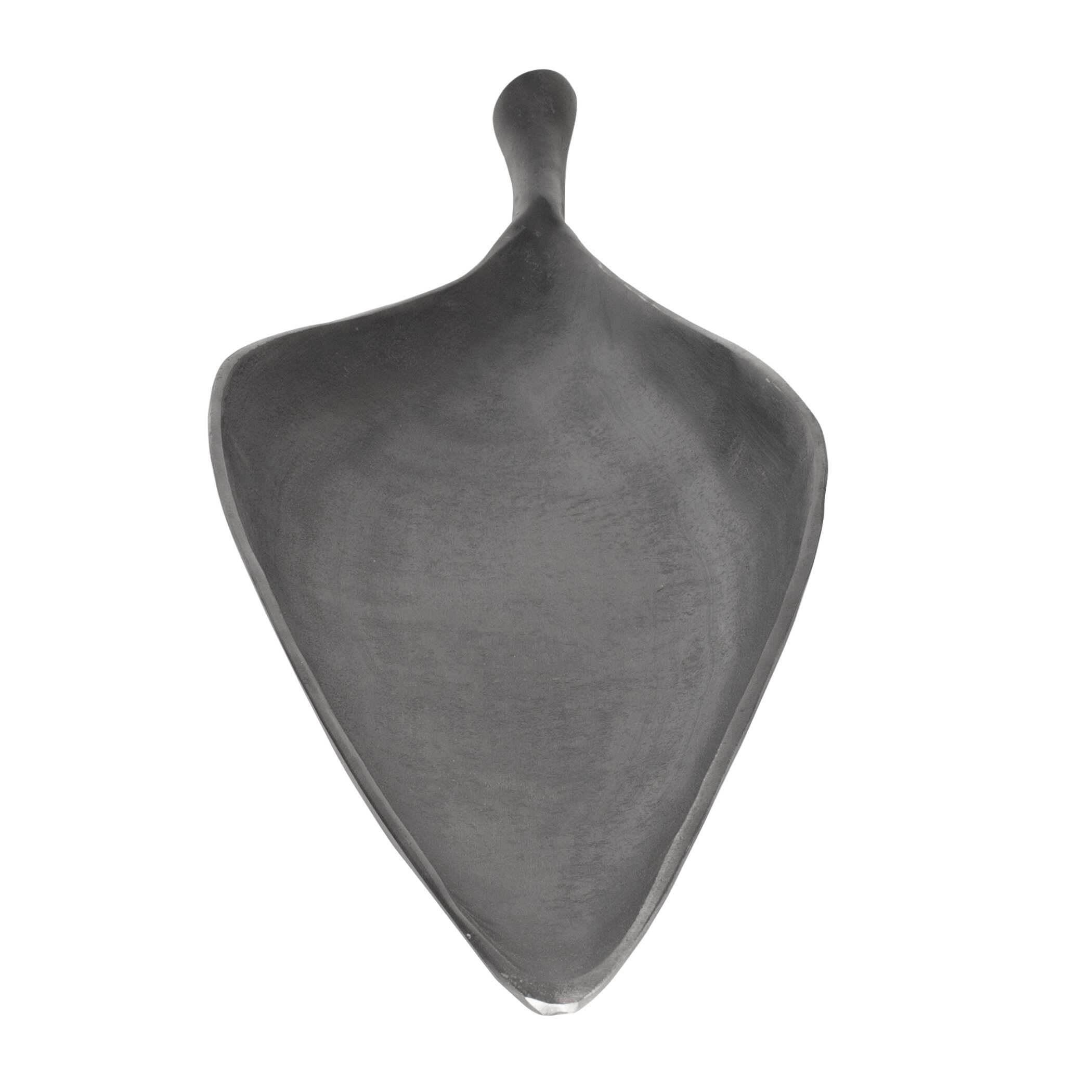 Leaflet Dark Nickel Outdoor Bowl large image 