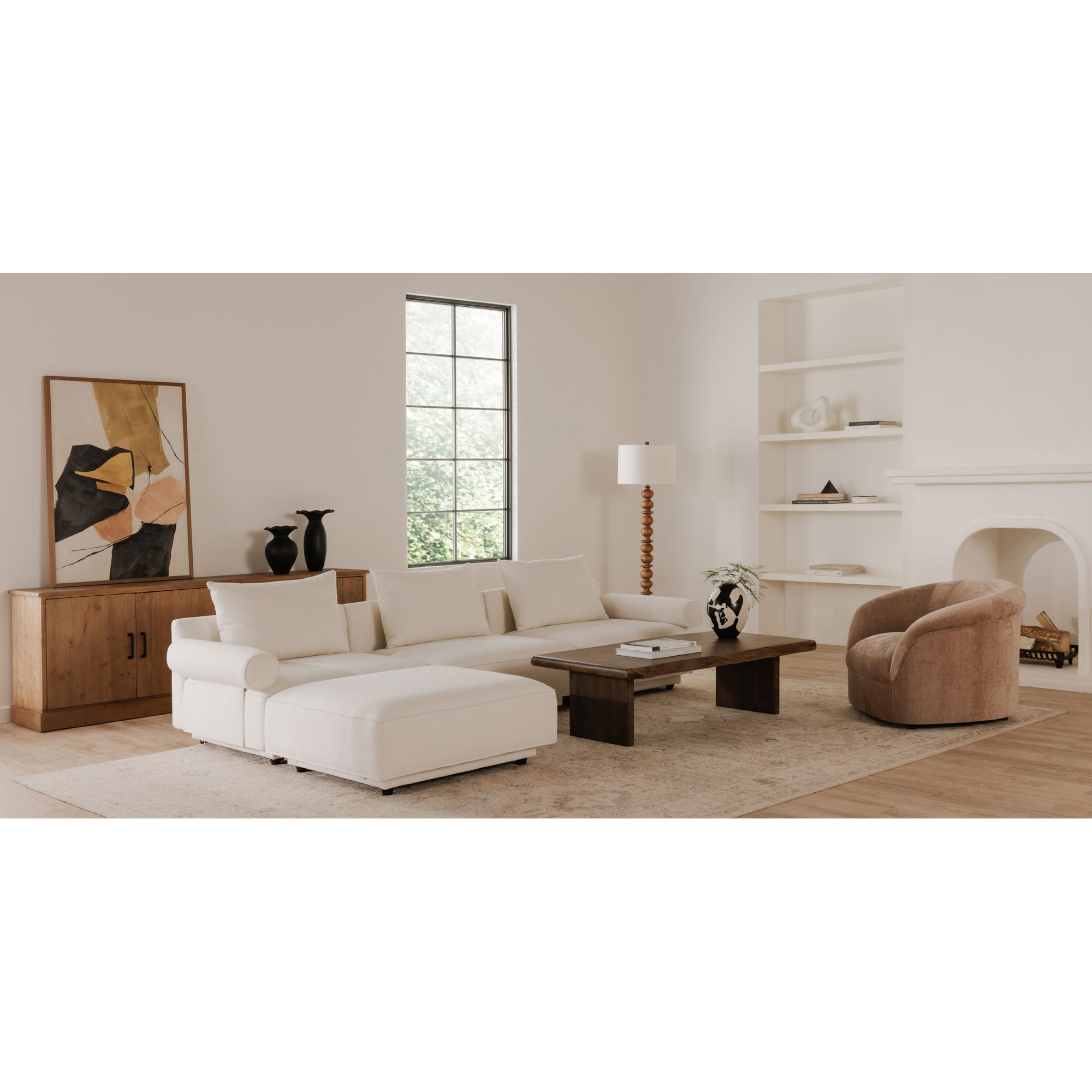Lila Coffee Table Brown large image 