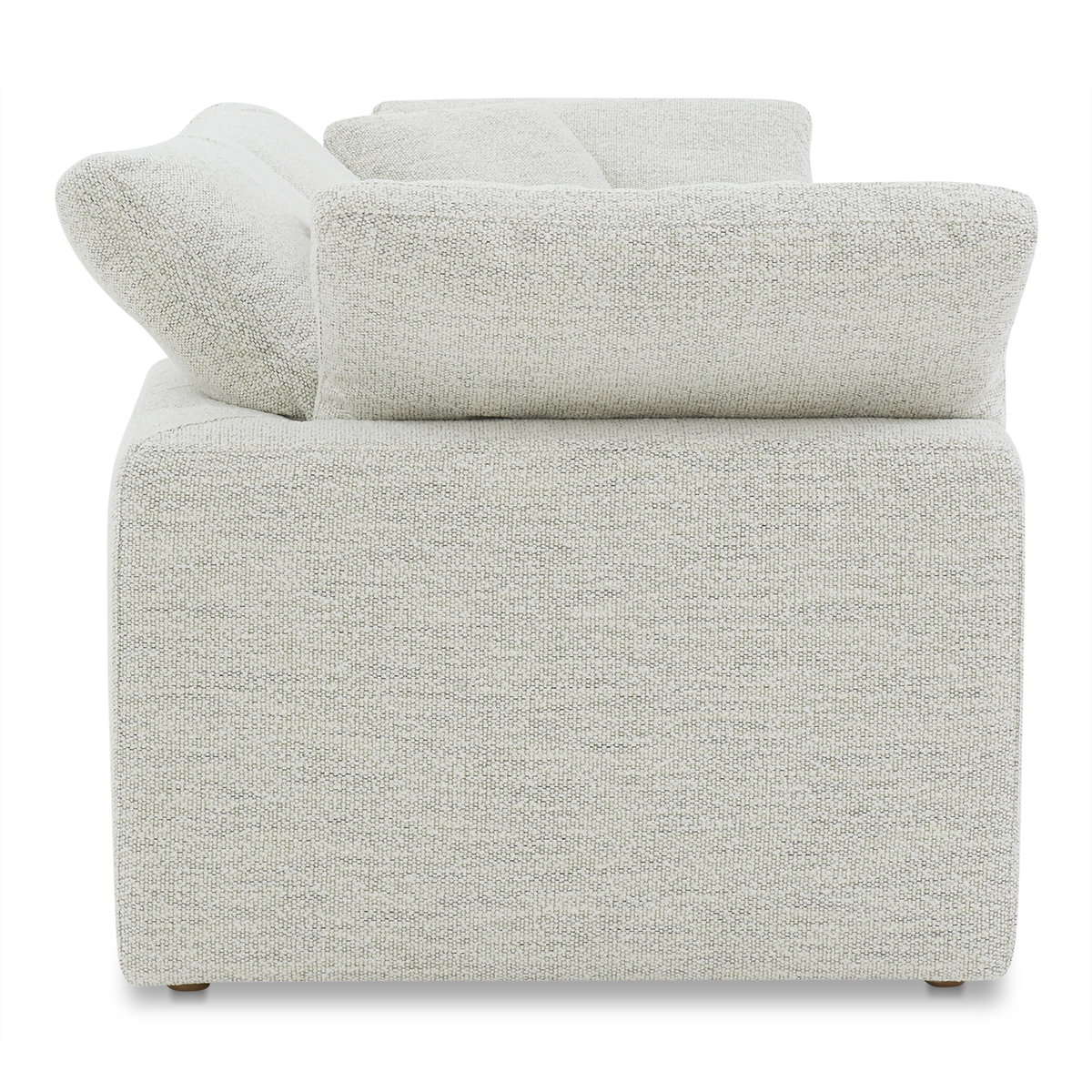 Clay Modular Sofa Coastside Sand, Sectional Sofa by Moe's Home, 133.5" width x 32.5" height x 44.5" depth View 3