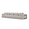 Warner Gray 2 Piece Long Sofa Set, Sectional Sofa by Mercana, 167" length x 40.2" width x 32.68" height thumbnail 1