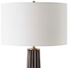 Forage Dark Scalloped Table Lamp, by Uttermost, 15" width x 31.5" height x 15" depth thumbnail 6