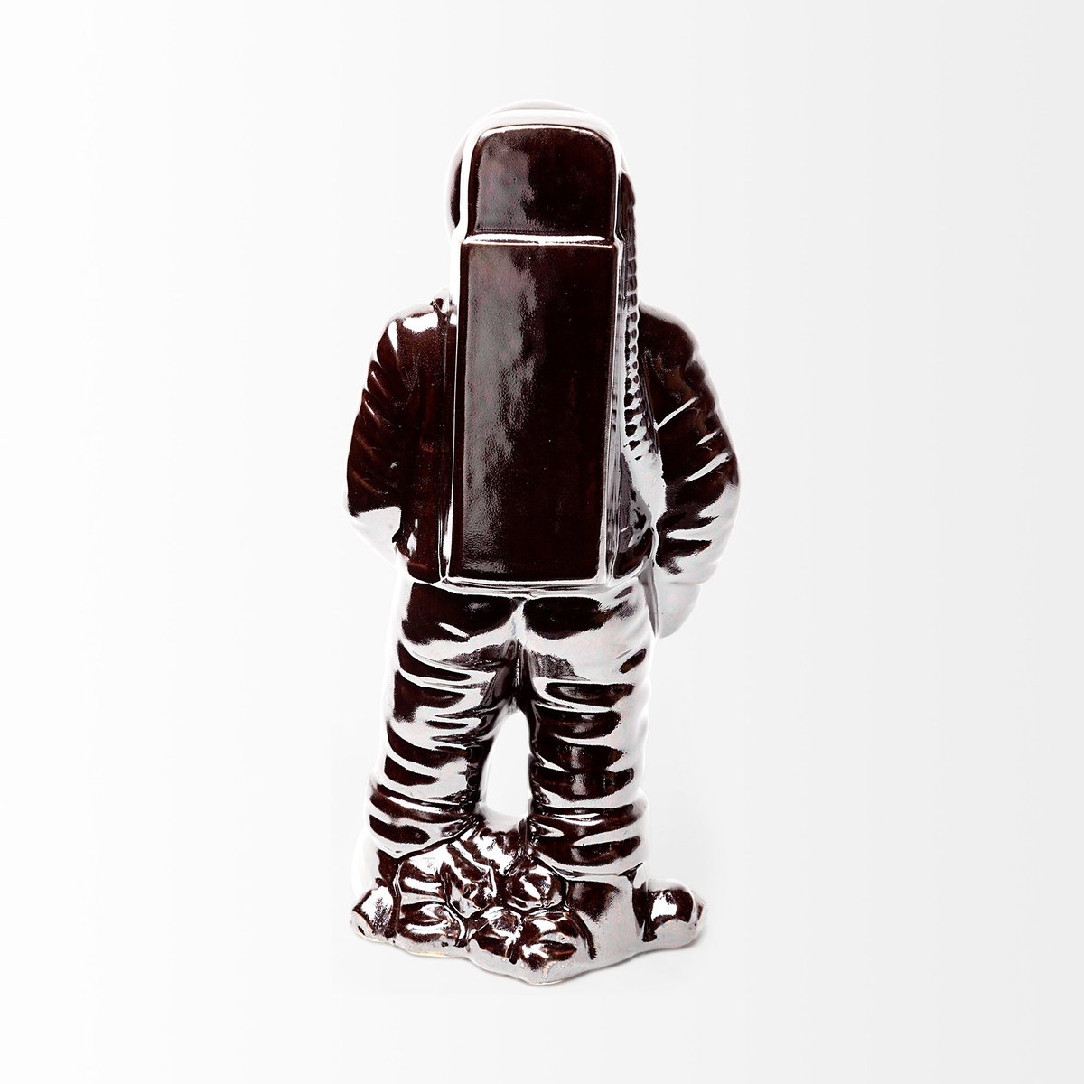 Aldrin 4L x 4W Bronze Electroplated Astronaut, Decorative Object by Mercana, 3.94" length x 3.54" width x 10.04" height View 5